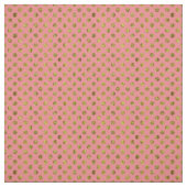 Tissu Points fascinants et roses d'or chic (Échantillon)