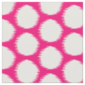 Tissu Points Ikat Rose Asiatique (Fermer)