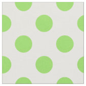 Tissu Points lime et blanc (Fermer)