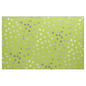 Tissu Points Lime Green et Silver City (Fat Quarter)