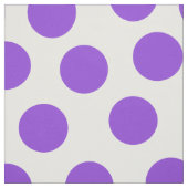 Tissu Points mignons violets brillants sur blanc (Échantillon)