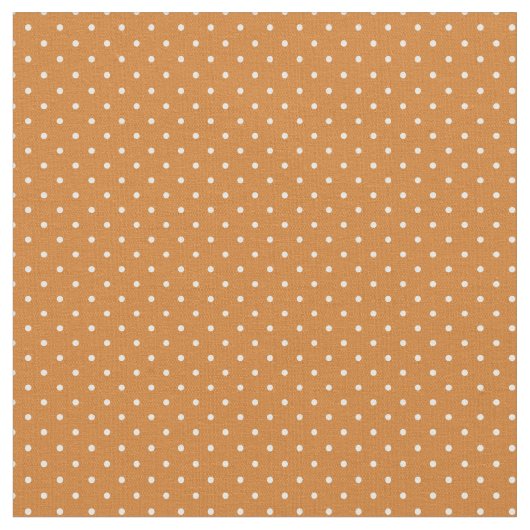 Tissu Points minuscules orange brûlés (Fermer)