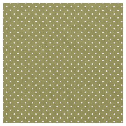 Tissu Points minuscules vert olive (Fermer)