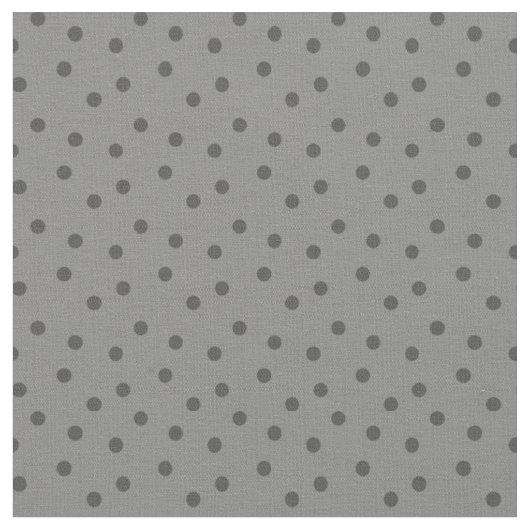 Tissu Points Modernes 2 sur Gris (Fermer)