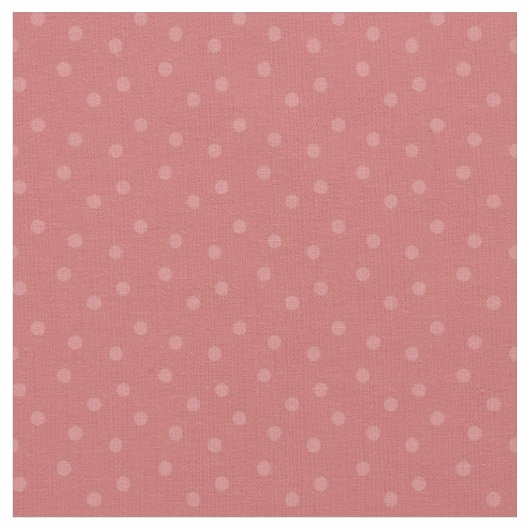 Tissu Points Modernes sur Corail Foncé (Fermer)