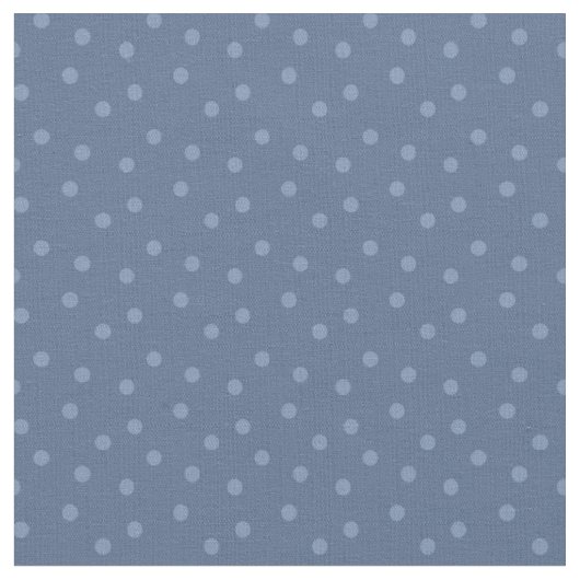 Tissu Points Modernes sur Fond Gris-Bleu (Fermer)