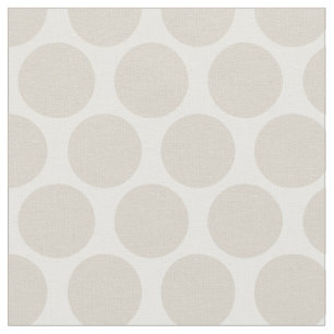 Tissu Points Mood Beige Lin
