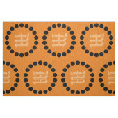 Tissu Points noirs Abstraits Ajouter un Motif de monogra (Fat Quarter)