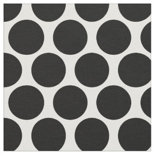 Tissu Points noirs et blancs