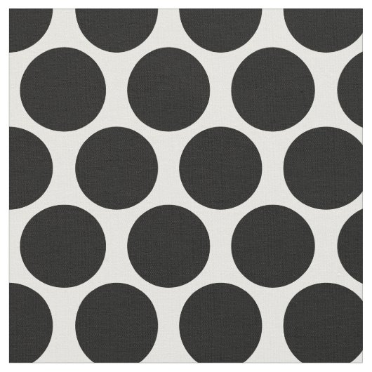 Tissu Points noirs et blancs (Fermer)
