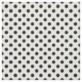 Tissu Points noirs sur fond blanc (Échantillon)