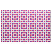 Tissu Points pourpres et carrés fuchsia (Fat Quarter)
