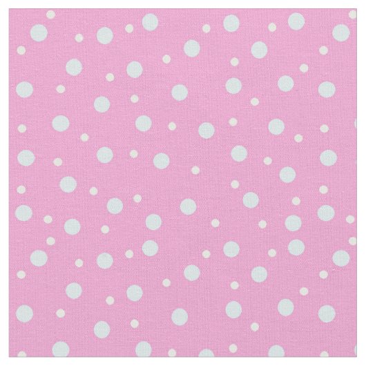Tissu Points roses et bleus (Fermer)