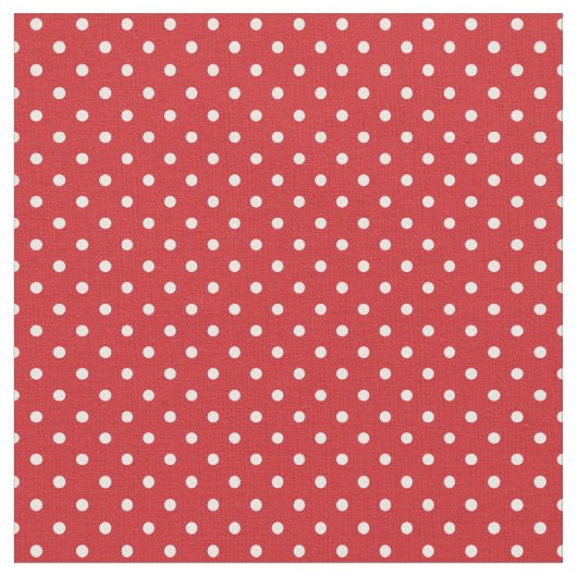 Tissu Points rouges et blancs (Fermer)