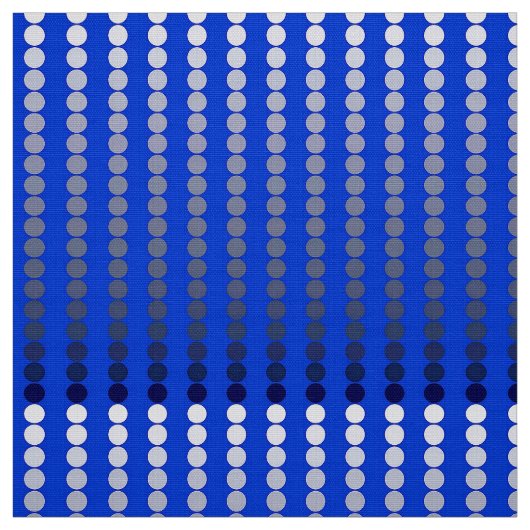 Tissu Points satinés - bleu cobalt et étain (Échantillon)