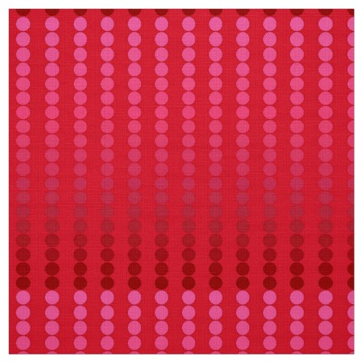 Tissu Points satinés - nuances de rouge profond (Échantillon)