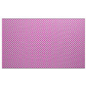 Tissu Points tournés, fuchsia, gris et rose (Yard)