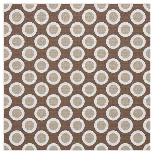 Tissu Points tournés rétro, tons taupe (Échantillon)