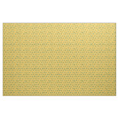 Tissu Points Whimsical verts sur Jaune (Yard)