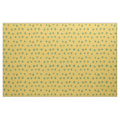 Tissu Points Whimsical verts sur Jaune (Fat Quarter)