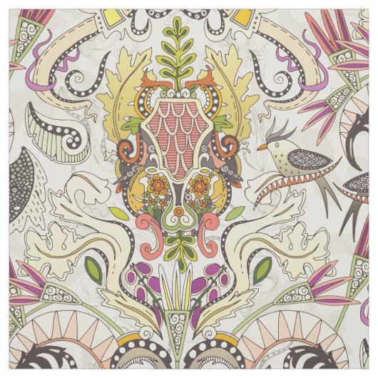 Tissu poire de rococo (Échantillon)