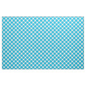 Tissu Pois 3/4e pouce Turquoise sur blanc (Fat Quarter)
