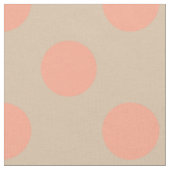 Tissu : Pois beige et rose (Fermer)