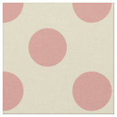 Tissu : Pois beige et rose-clair (Fermer)