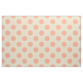 Tissu : Pois blanc et rose-clair (Fat Quarter)