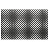 Tissu Pois blanc sur le noir (Yard)