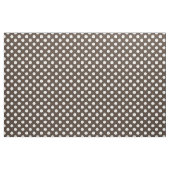 Tissu Pois blancs sur brun (Yard)