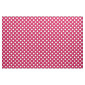 Tissu Pois blancs sur cerise (Yard)