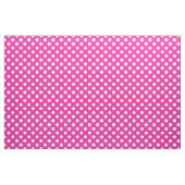 Tissu Pois blancs sur fuchsia (Yard)