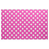 Tissu Pois blancs sur fuchsia (Fat Quarter)