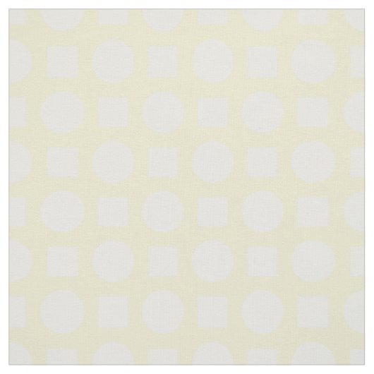 Tissu Pois blancs sur jaune citron (Échantillon)