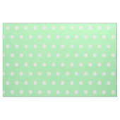 Tissu Pois blancs sur le vert du printemps (Yard)