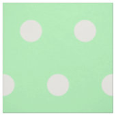 Tissu Pois blancs sur le vert du printemps (Échantillon)