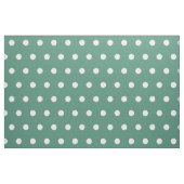 Tissu Pois blancs sur l'Turquoise profond (Yard)