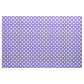 Tissu Pois blancs sur perwinkle (Yard)