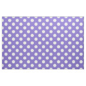 Tissu Pois blancs sur perwinkle (Fat Quarter)