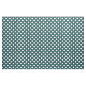 Tissu Pois blancs sur turquoise (Yard)