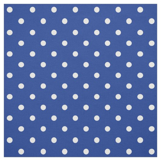 Tissu Pois bleu (Échantillon)