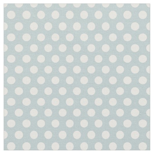 Tissu Pois bleu nuage (Fermer)