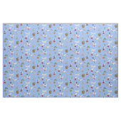 Tissu pois bleus des Fées de Thumbelina (Fat Quarter)