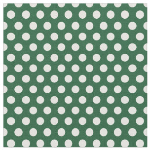 Tissu Pois de Hunter Green
