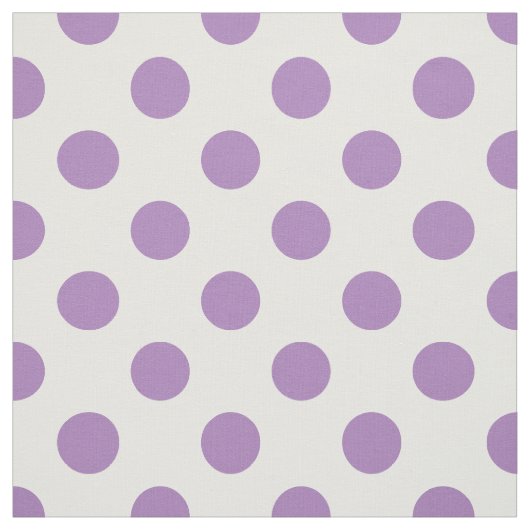 Tissu pois de lavande blanc (Échantillon)