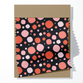 Tissu Pois d'Halloween sur Motif noir