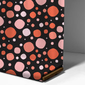 Tissu Pois d'Halloween sur Motif noir