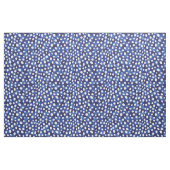 Tissu pois d'impression de guépard bleu et blanc chic (Fat Quarter)