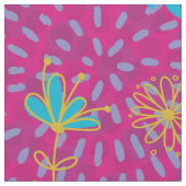 Tissu Pois & Fleurs Fabric Design (Fermer)